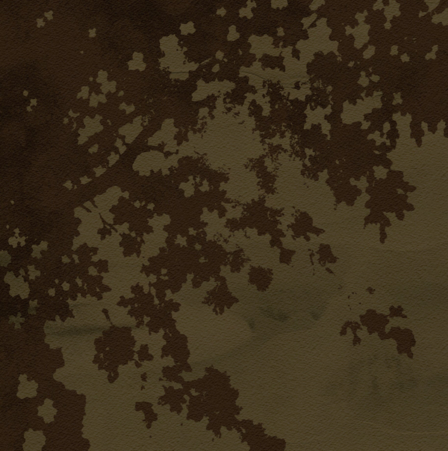 Close-up of a textured brown surface with a floral pattern